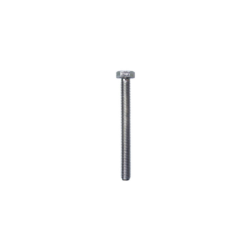GRADE 8.8 ZINC PLATED HEXAGON HEAD MACHINE SCREW M8-1.25 X 80 mm DIN 933