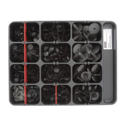 ASSORTMENT TRAY OF TRIM CLIPS CITROËN-PEUGEOT-RENAULT TYPE