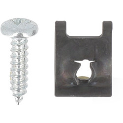 CRIMPGEWINDEKLEMMEN + KREUZSCHLITZSCHRAUBE (HALBRUNDKOPF) Ø 4,2 X 16 mm