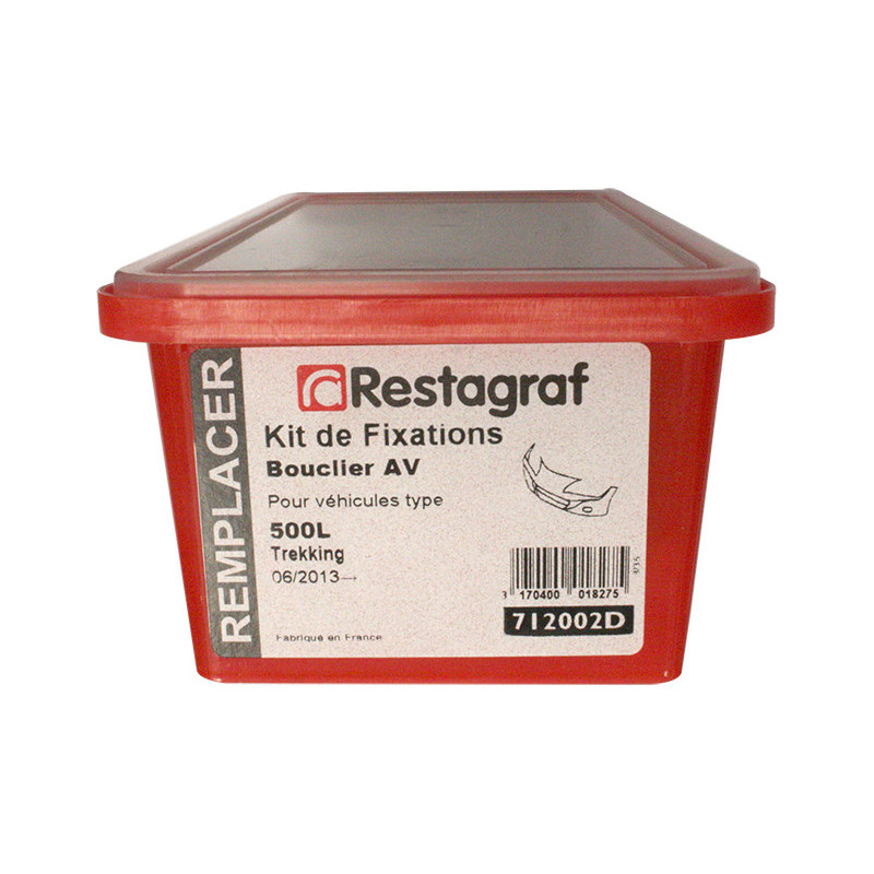 Kit met bevestigingsmateriaal voor Voorbumper 500L Trekking 06.2013 →
