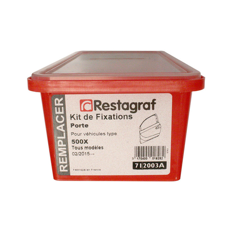 Kit met bevestigingsmateriaal voor Portier 500X Alle modellen 02.2015 →