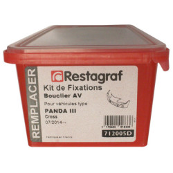 Kit met bevestigingsmateriaal voor Voorbumper PANDA IIII Cross 07.2014 →