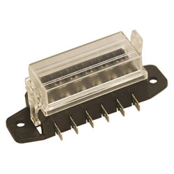 6 POSITIONS FUSES BOX FOR STANDARD BLADE FUSES