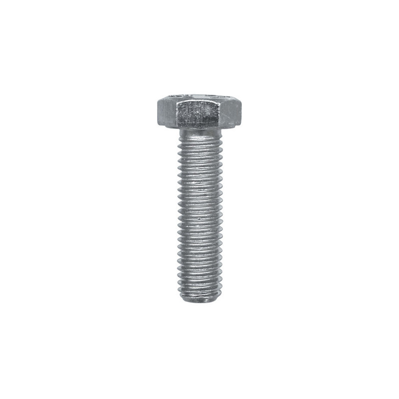 GRADE 8.8 ZINC PLATED HEXAGON HEAD MACHINE SCREW M8-1.25 X 30 mm DIN 933