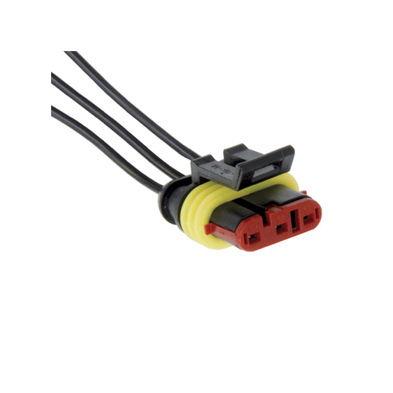 3-POLIGER STECKER VORVERKABELT 1 MM², REIHE 1,5 DICHT