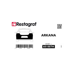 Fasteners kit for rear bumper ARKANA 03.2021 →