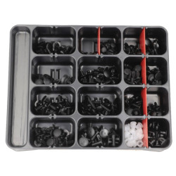 ASSORTMENT TRAY OF TRIM CLIPS CITROËN-PEUGEOT TYPE